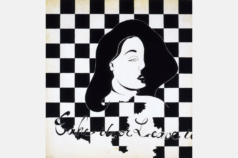 Take it or leave it – encre de chine sur bristol – 54 x 50 cm – 1968