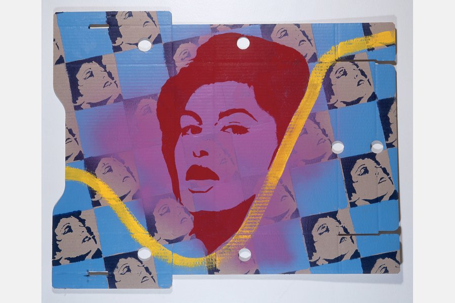 Le pire et le meilleur – Acrylique sur carton – 56 x 69 cm – 2007