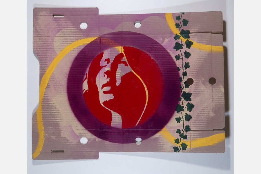 Mon rêve grimpant – Acrylique sur carton – 56 x 69 cm – 2007