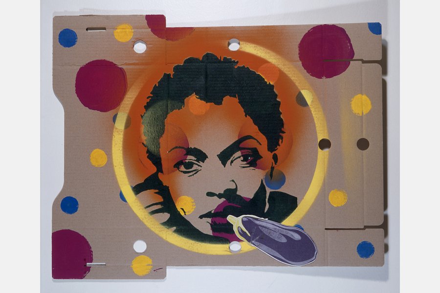 Sacré pétard – Acrylique sur carton – 56 x 69 cm – 2007