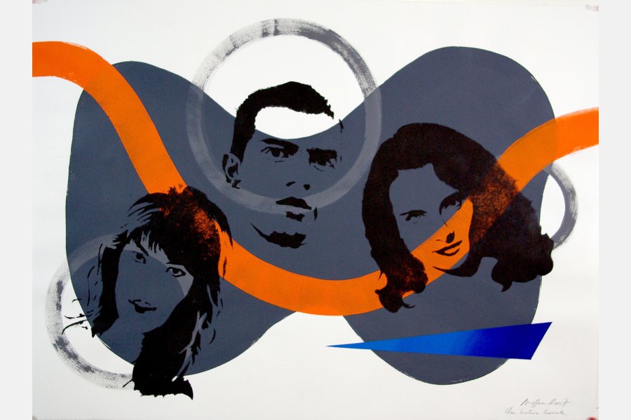 Une histoire banale – Acrylique sur papier – 50 x 65 cm – 2007