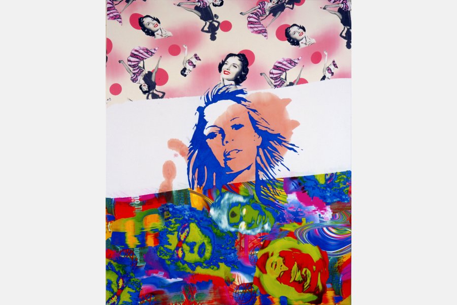 Just for fun – Technique mixte sur toile – 61 x 65 cm – 2005