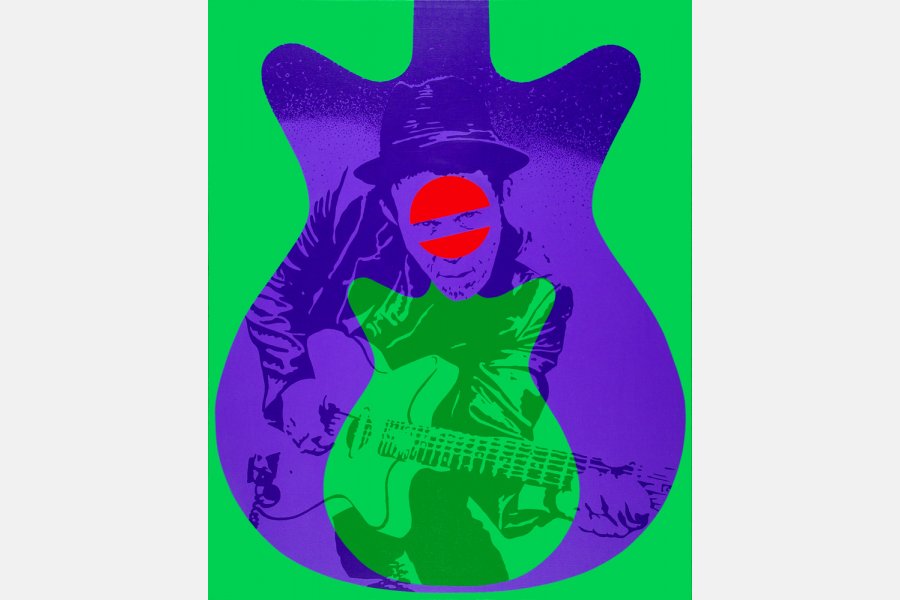 Blue Valentine - Acrylique sur toile - 100 x 81 cm - 2008