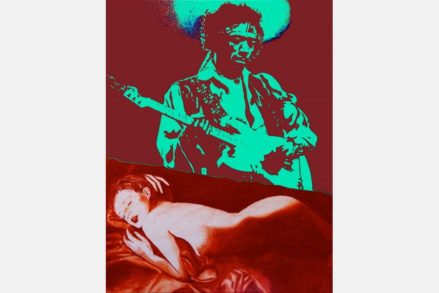 Foxy Lady - Acrylique sur toile - 146 x 114 cm - 2008