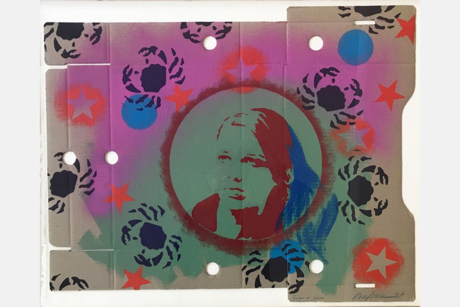 Tropique du cancer - acrylique sur carton d'archive - 2007