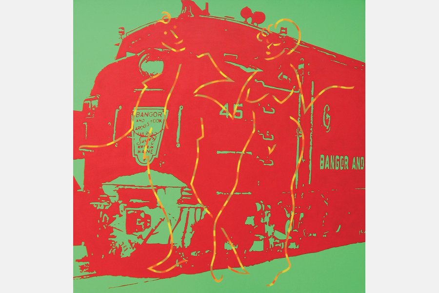 Bebop & Boogie n°2 – Acrylique sur toile – 150 x 150 cm – 2009