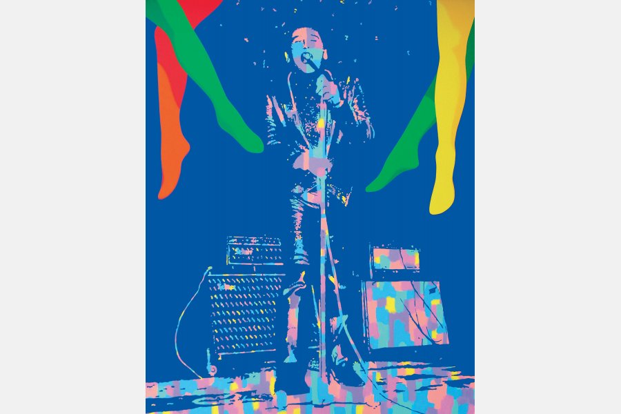 Gene n°1 – Acrylique sur toile – 162 x 130 cm – 2008