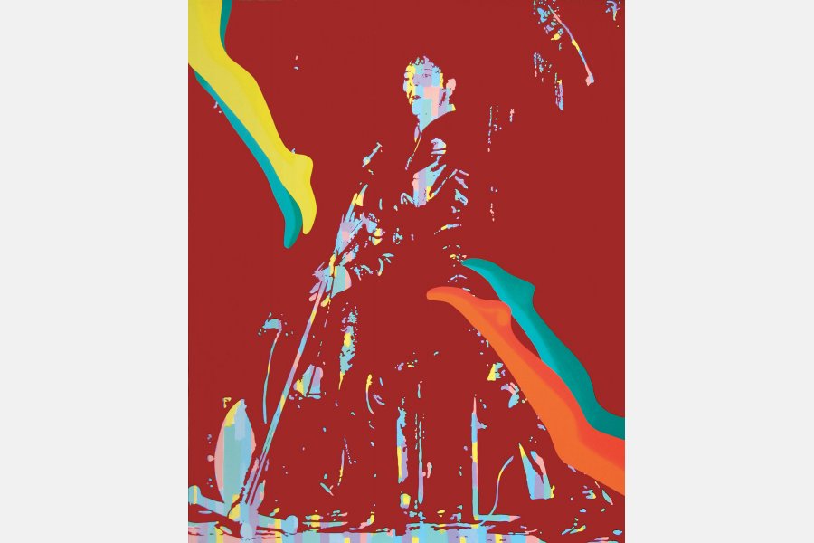 Gene n°2 – Acrylique sur toile – 162 x 130 cm – 2008