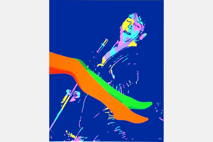 Crazy legs n1 – Acrylique sur toile – 100 x 81 cm – 2008