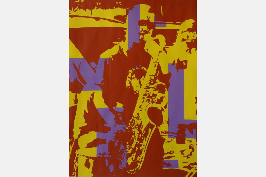 Sunday morning at Bastille – Acrylique sur papier – 76 x 56 cm – 2010