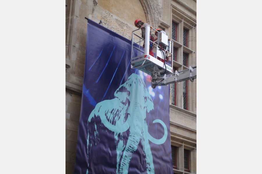 Nuit blanche Préparatifs 3 – bibliothèque Forney Paris – 2010