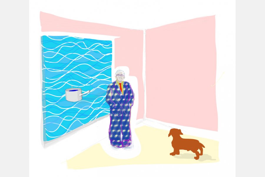 Looking for David digigraphie sur toile - 160 x 175 cm - 2016